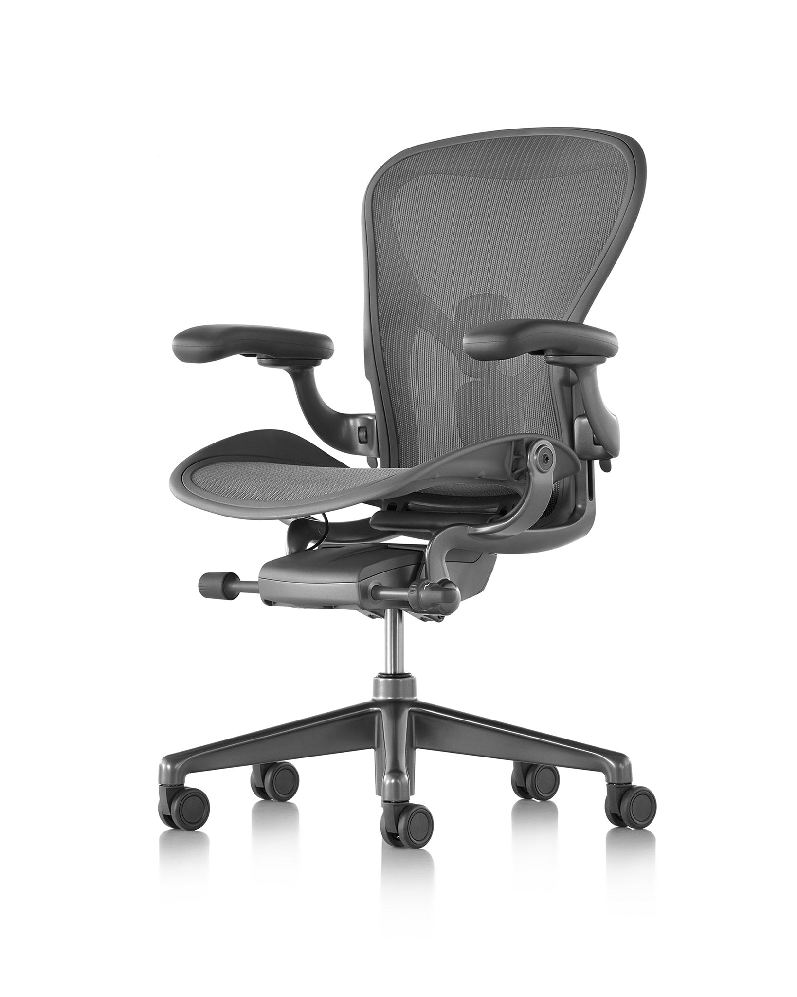 Herman Miller Aeron Remastered, Full Spec, Size B, Graphite