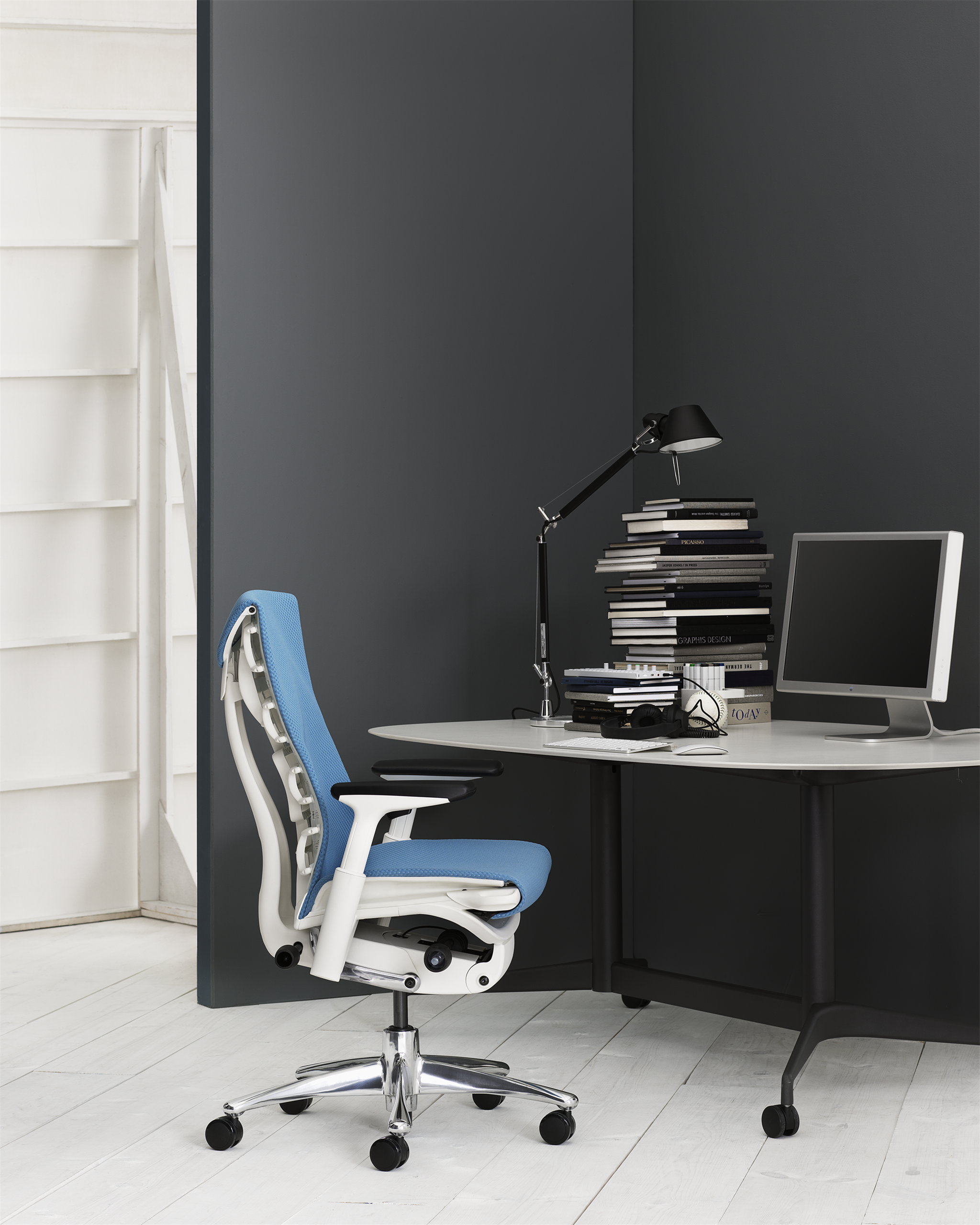 Herman Miller Embody Chair in Feather Grey